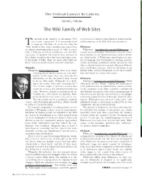 The Wiki Family of Web Sites