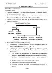 9. Binomial Distribution