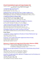 AI and Computational Logic and Image Analysis (AI) Track Co-Chairs: C.C