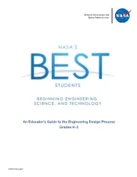 An Educator's Guide to the Engineering Design Process Grades