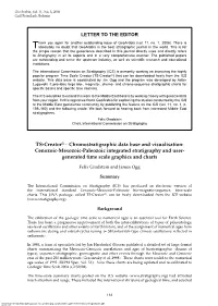 Cenozoic-Mesozoic-Paleozoic Integrated Stratigraphy and User- Generated Time Scale Graphics and Charts
