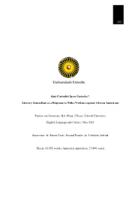 Quis Custodiet Ipsos Custodes?: Literary Journalism As a Response