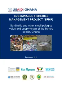 (SFMP) Sardinella and Other Small Pelagics Value and Supply Chain Of