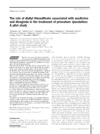 The Role of Diallyl Thiosulfinate Associated with Nuciferine And
