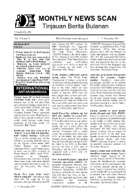 Monthly News Scan