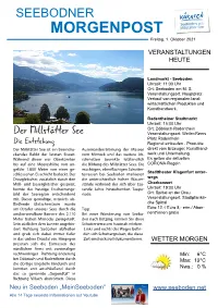 MORGENPOST Freitag, 1