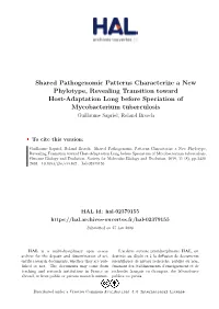 Shared Pathogenomic Patterns Characterize