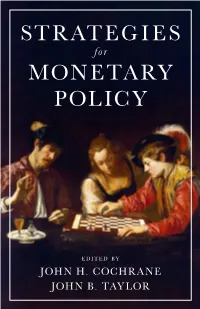 Strategies Monetary Policy