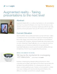 Augmented Reality Whitepaper