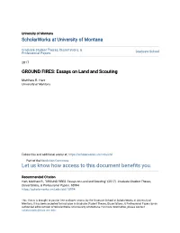 Essays on Land and Scouting