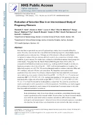 Evaluation of Selection Bias in an Internet-Based Study of Pregnancy Planners