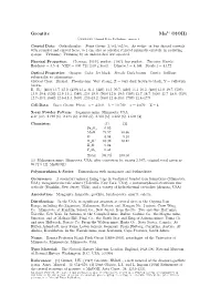 Groutite Mn3+O(OH) C 2001-2005 Mineral Data Publishing, Version 1