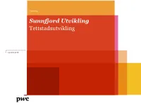 Sunnfjord Utvikling Tettstadsutvikling