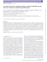 A Revised View of the Canis Major Stellar Overdensity with Decam And