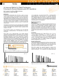 An Improved Method for Diesel Fractionation Following the Revised Massachusetts EPH Guidelines