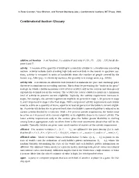 Combinatorial Auction Glossary