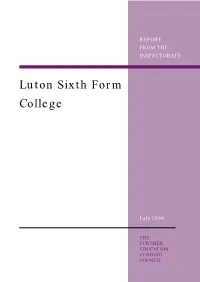 Luton Sixth Form College