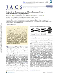 Synthesis of Circumpyrene by Alkyne Benzannulation of Brominated