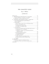 The “Guarantee” Clause Contents