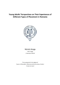 Young Adults' Perspectives on Their Experiences of Different Types Of
