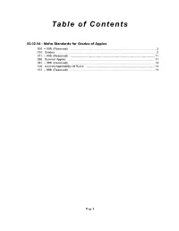02.02.04, Standards for Grades of Apples