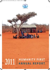 Annual Report 2011 Humanity First 2011 2012 REPORT MAIN Layout 1 19/06/2012 08:48 Page 3