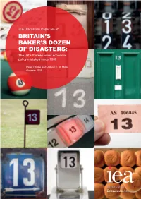 Britain's Baker's Dozen of Disasters