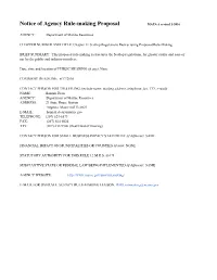 Chapter 11 Scallop Regulations Restructuring Proposed Rule-Making