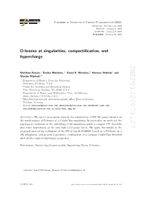 D-Branes at Singularities, Compactification, and Hypercharge