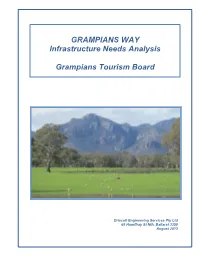 GRAMPIANS WAY Infrastructure Needs Analysis Grampians Tourism