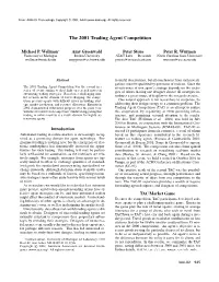 The 2001 Trading Agent Competition
