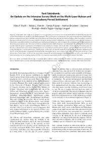An Update on the Intensive Survey Work on the Multi-Layer Hatvan and Füzesabony Period Settlement
