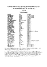 Permanent Commission of the Fide for Chess Composition (Pccc)