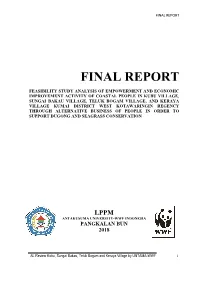 Report Feasibility Study in Kotawaringin Barat
