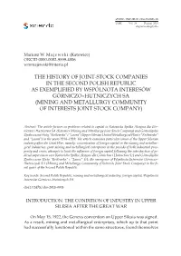 The History of Joint-Stock Companies in the Second
