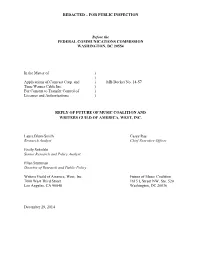 WGAW and Future of Music Reply