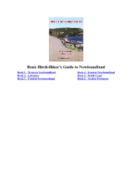 Basic Hitch-Hiker's Guide to Newfoundland