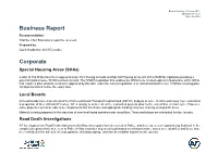Business Unit Report Template