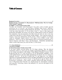 Table of Contents