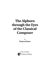 The Alphorn Through the Eyes of the Classical Composer
