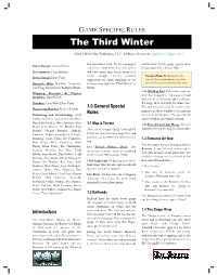 The Third Winter
