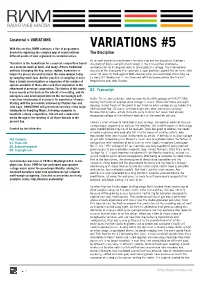 Variations #5