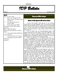 IDP Bulletin IDP Bulletin Issue 2 January, 2003