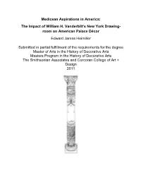 Medicean Aspirations in America: the Impact of William H