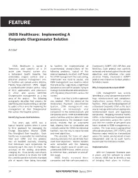 IASIS Healthcare: Implementing a Corporate Chargemaster Solution