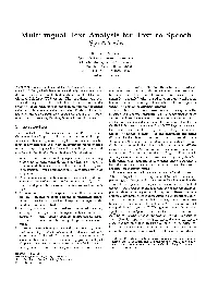 Multilingual Text Analysis for Text-To-Speech Synthesis