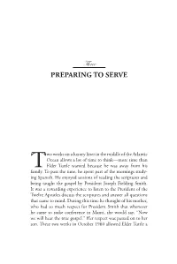 PREPARING to SERVE Three