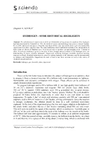 SOME HISTORICAL HIGHLIGHTS Introduction
