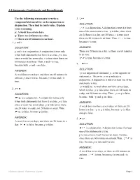 2-2 Statements, Conditionals, and Biconditionals