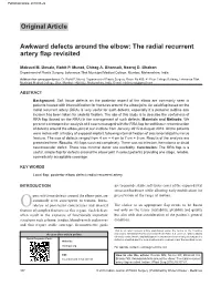 Awkward Defects Around the Elbow: the Radial Recurrent Artery Flap Revisited